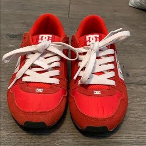 DC red shoes
